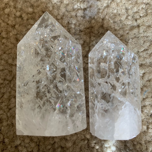 Clear & Crackled Quartz Lot - Picture 3 of 4
